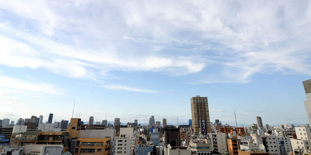 上本町教室の窓からの眺め